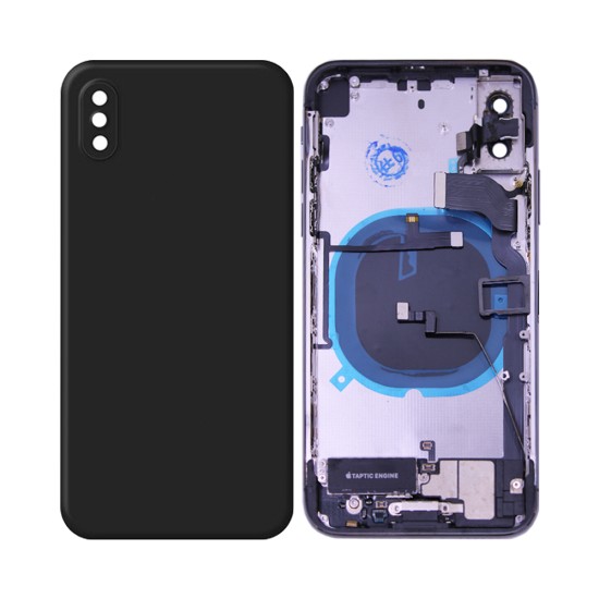 Tapa Trasera con Frame+Flex Apple iPhone X Negro